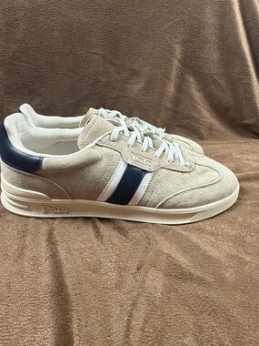 Polo by Ralph Lauren Men's Heritage Aera Vintage Paneled Sneakers